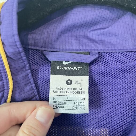 LSU Tigers Jacket Mens Small NCAA Football Nike Storm-Fit Windbreaker - Picture 2 of 16